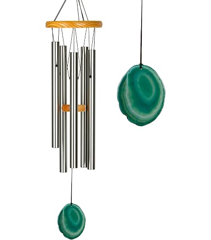 Woodstock Chimes Bellissimo Glocken – Olivgrün, 71 Cm, Mit Bunten Kristallen