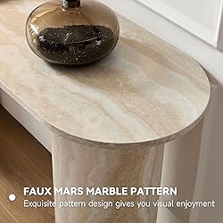 LKTART 55" MDF Console Table for Entryway, Narrow