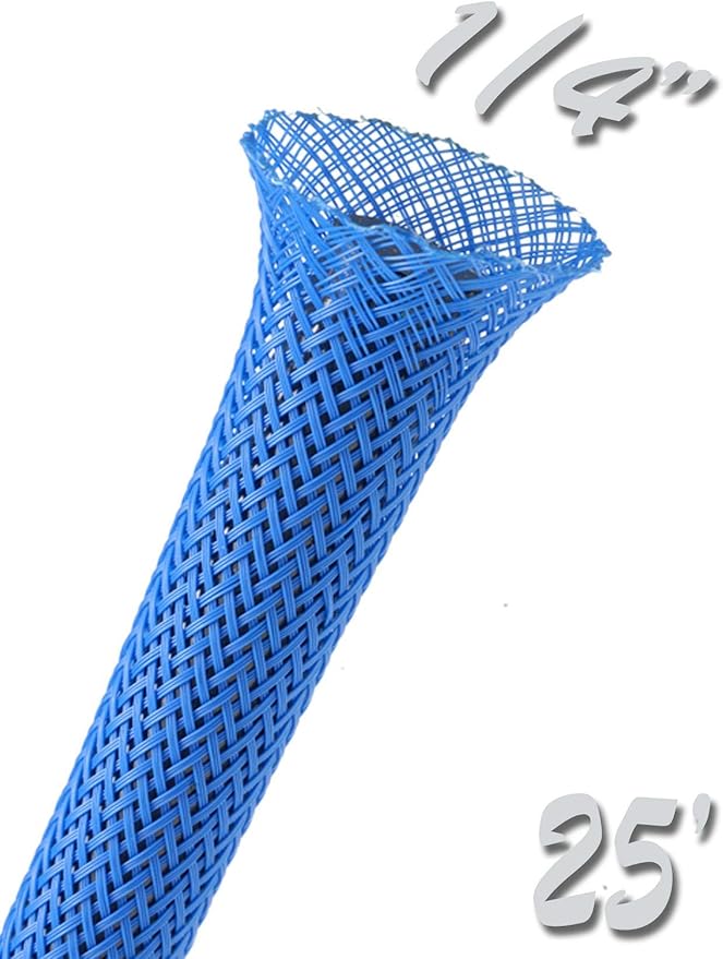Electriduct 1/4" PET Expandable Braid Sleeving Flexible