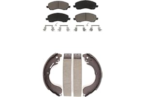 Transit Auto Front Rear Ceramic Brake Pads And Drum Shoes Kit Replacement For Jeep Patriot Compass Dodge Caliber Chrysler Seb