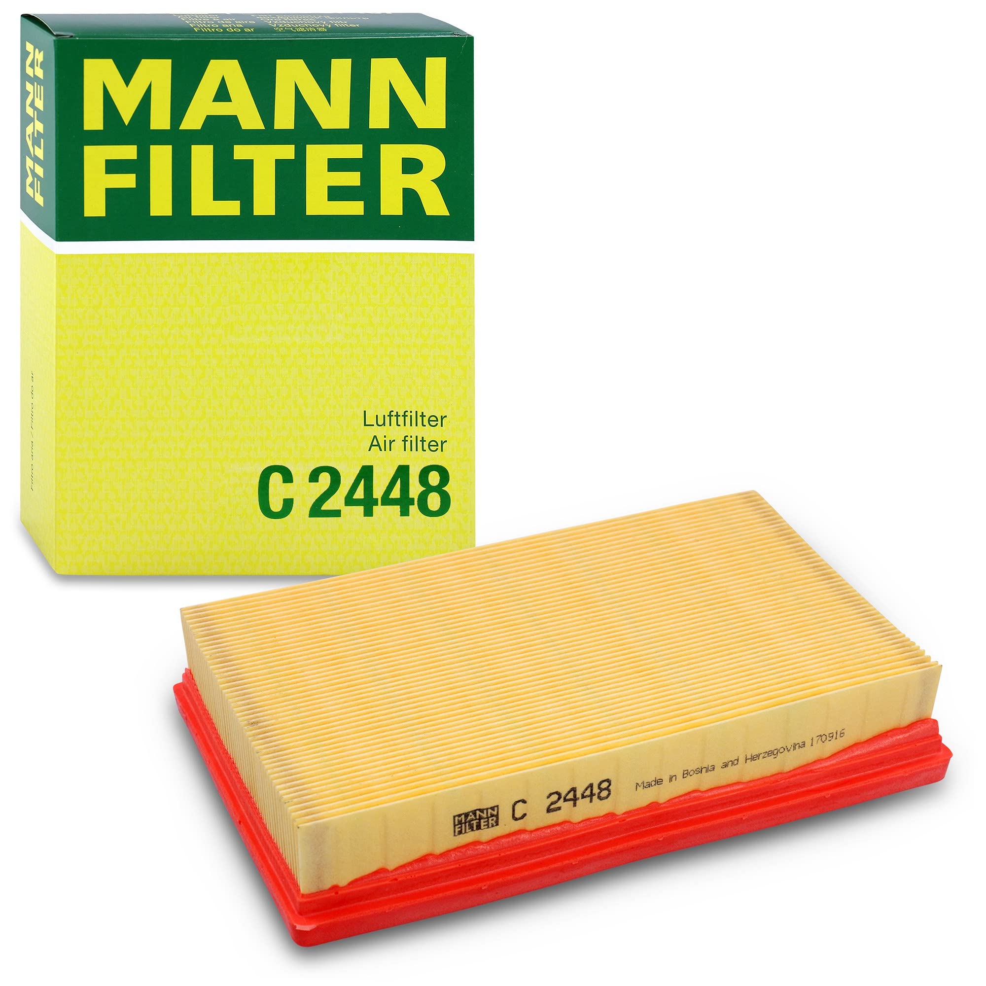 MANN-FILTER C 2448 Air Filter - for Cars + Transporters