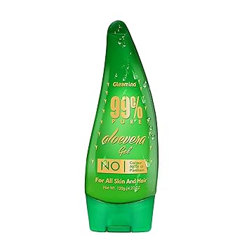 GLEAMINO 99% Pure Aloe Vera Multipurpose Beauty Gel for Skin And Hair (120 g)