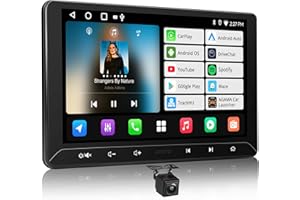 ATOTOZONE A5L 10.1inch Android Double DIN Car Stereo, Wireless CarPlay & Android Auto Touchscreen, WiFi/BT/USB Tethering, 24B