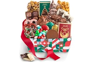 A Gift Inside Christmas Holiday Chocolate Bliss Handmade Assortment Gift Basket