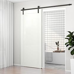 CCJH 6FT Heavy Duty Sturdy Sliding Barn Door