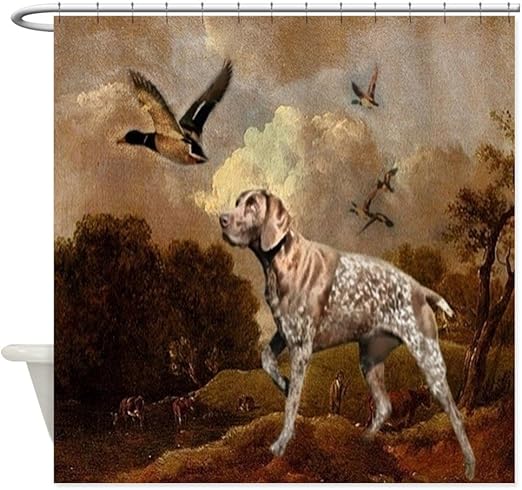 Amazon Com Cafepress Duck Hunter Hunting Dog Shower Curtain