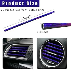 Kewucn 20 PCS Car Air Conditioner Vent Decorative