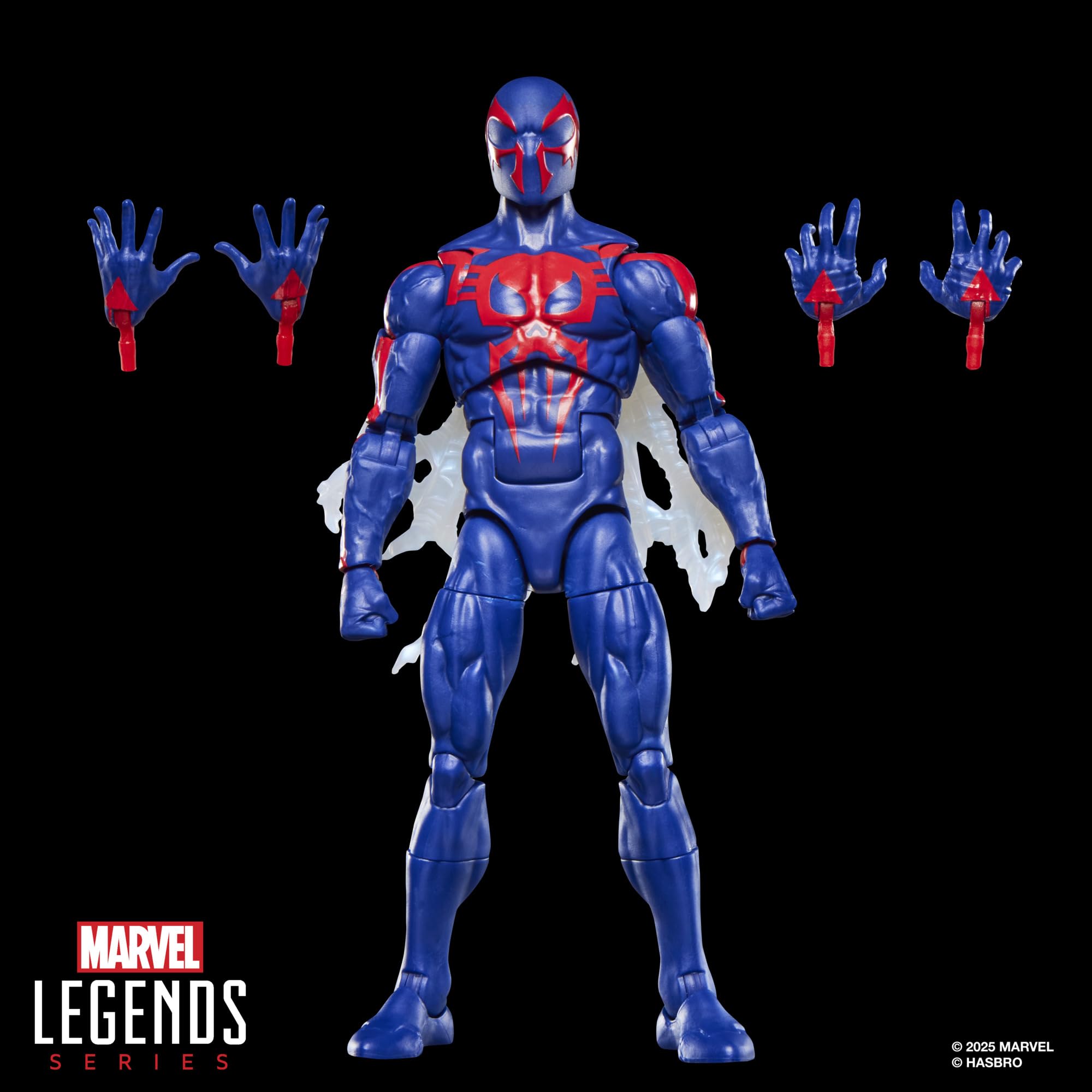 SPIDER-MAN Marvel Legends Series 2099, Retro Cardback Comics Collectible 6-Inch Scale Action Figure