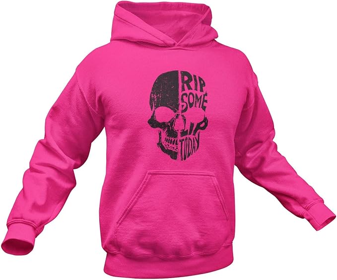 pink graphic hoodie men's