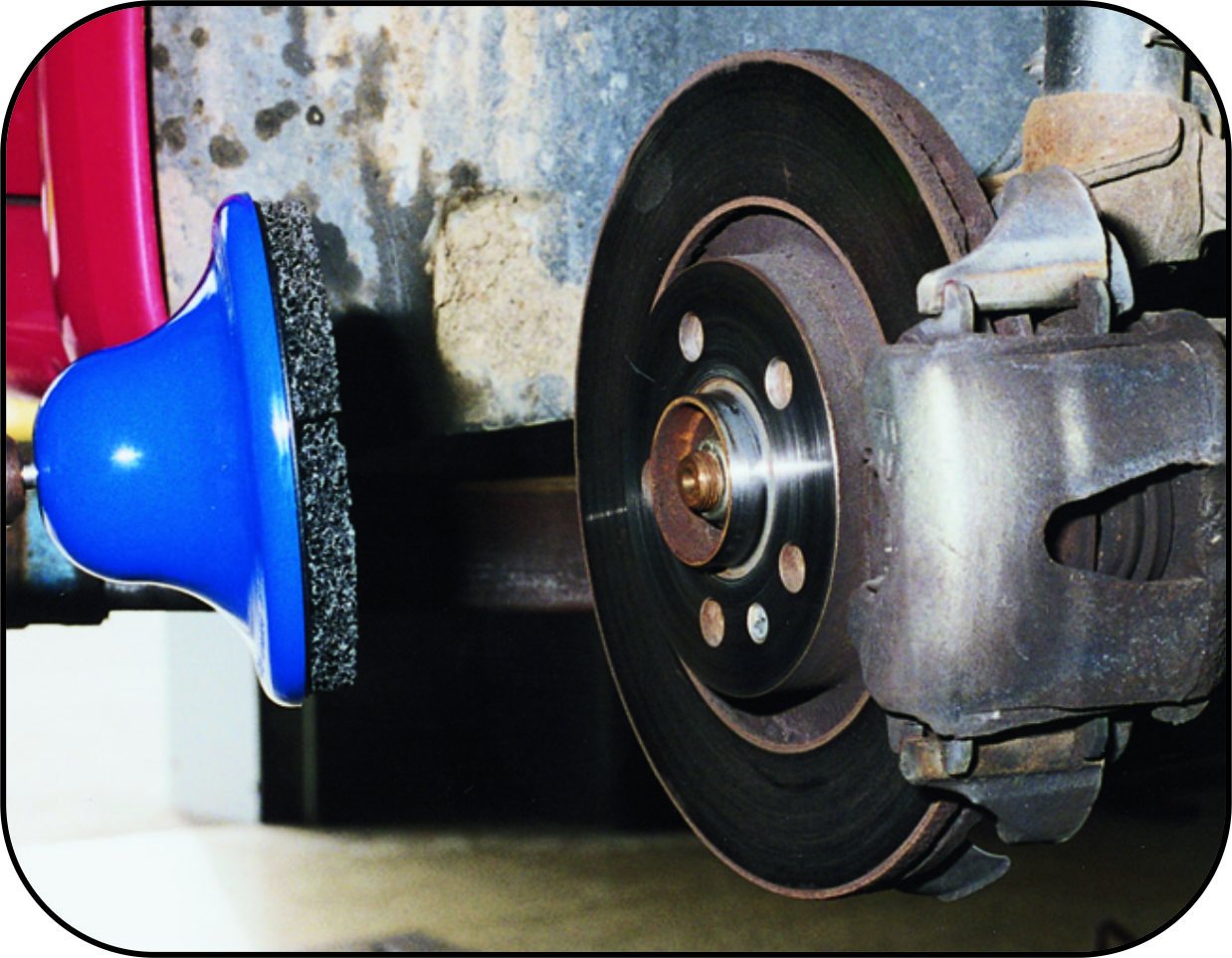 Mueller-Kueps 433 502/M Blue 160mm Diameter Wheel Hub Grinder