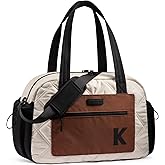 LOVEVOOK Gym Bag for Women, Lightweight Travel Duffle Bag with Wet Pocket, Personal Item Carry On Weekender Overnight Bags for Woman Gym, Yoga, Hospital, Weekend Trips