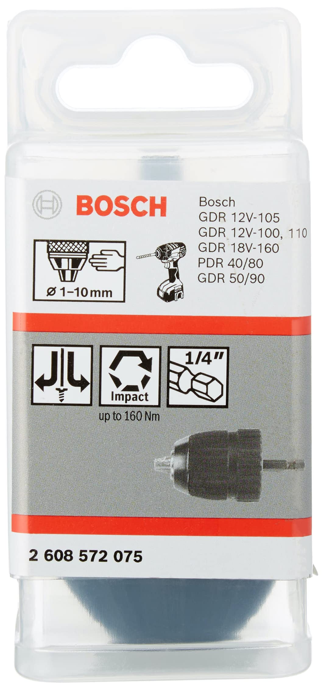 Bosch 2608572075 Keyless Chucks Upto 10 mm