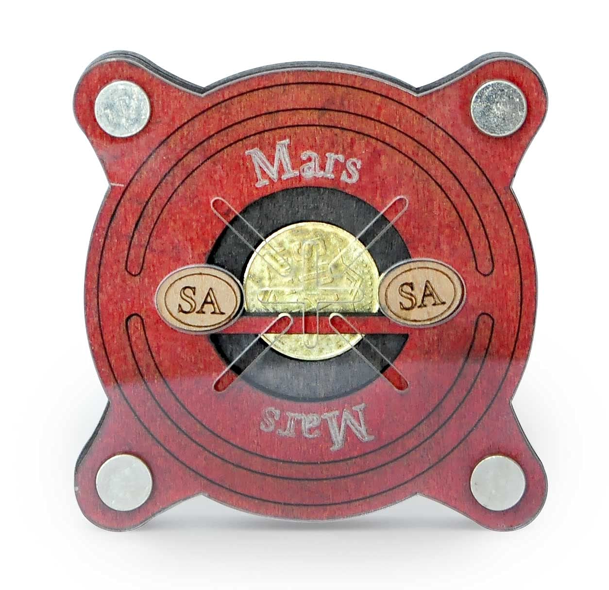 Logica Puzzles Art. Mars - Brain Teaser in Fine Wood - Difficulty 3/6 Hard - Star Adventures Series