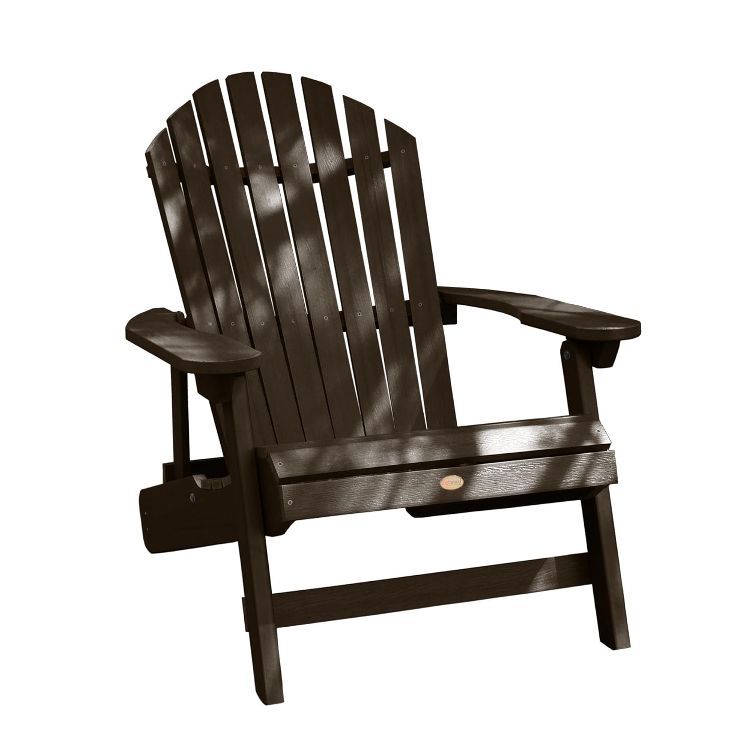Highwood AD-KING1-ACE Hamilton Adirondack Chair, King, Weathered Acorn