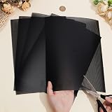 BENECREAT 10Pcs Fursuit Eye Mesh 30x22cm Black PVC Dust Plastic Net Cosplay view 3