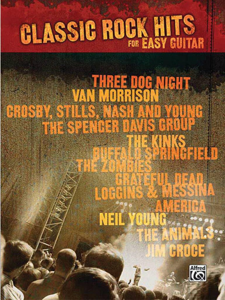 Classic Rock Hits for Easy Guitar: Easy Guitar Tab (Hits for Easy Guitar Series)