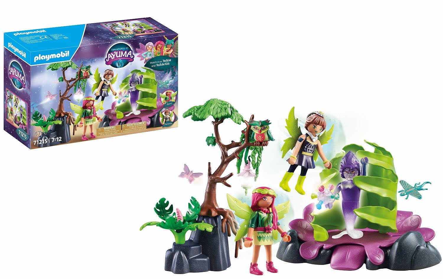 Playmobil 71215 Adventures of Ayuma Mystical Leaf Trap, Mystical Adventures, Fun Imaginative Role-Play, Playset Suitable for Children Ages 7+