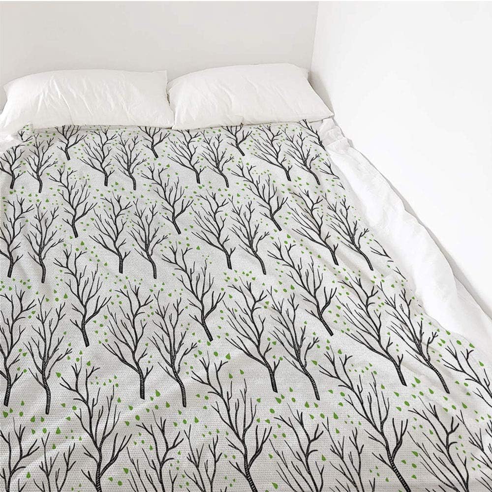 Home Decor Throw Blankets Aspen,Repetitive Garden Themed Pattern with