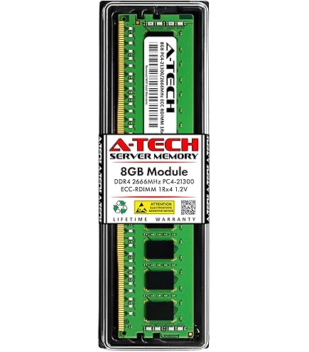 Micron MTA9ASF1G72PZ-2G6D1 8GB DDR4-2666 ECC RDIMM at Amazon.com