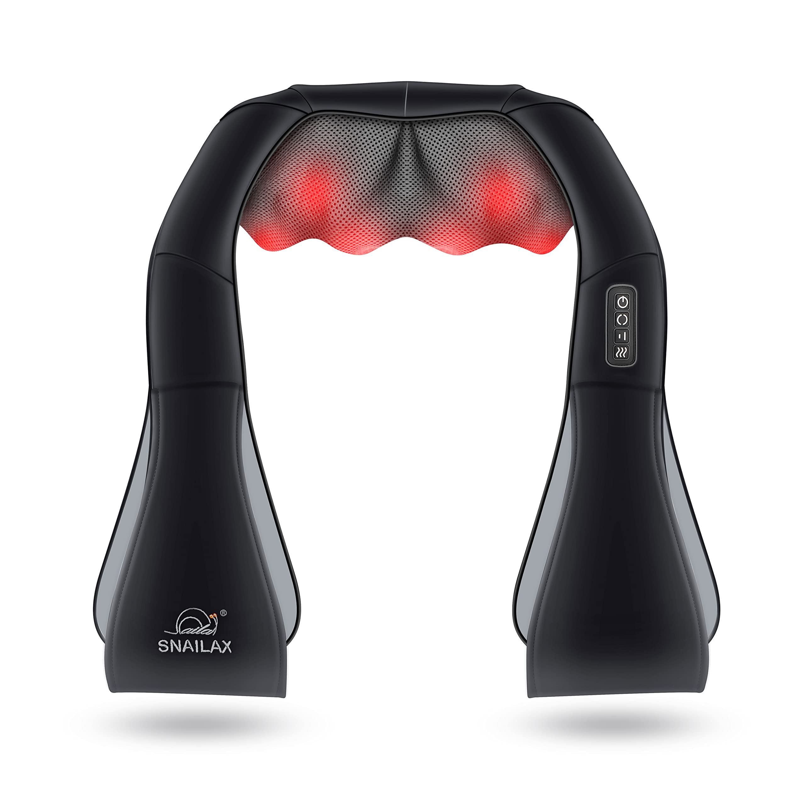 Snailax-Masajeador-de-Cuello-y-Hombros-Shiatsu-Masajeador-Cervical-y-Espalda-con-Funcion-de-Calor-y-Rotacion-4DMasaje