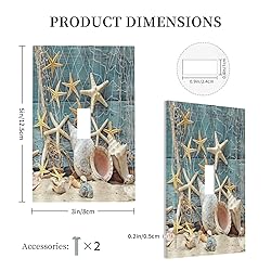 Beach Starfish Shell Sea Snail Blue Wood 1 Gang