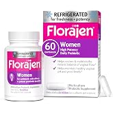 Florajen Women&rsquo;s Probiotic, Vaginal Health &amp; Gut Support, 60 Capsules | Bloating &amp; Constipation Relief, Refrigerated Freshness &amp; Potency, Live Active Cultures, Daily Use
