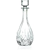 Glass Wine Decanter with Stopper - Carafe - for Red - White - Wine - Crystal Glass 30 Oz. - Made in Europe - by Barski