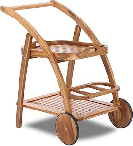 Camarera Madera Jardín carro carrito de cocina Carrito: Amazon.es: Jardín