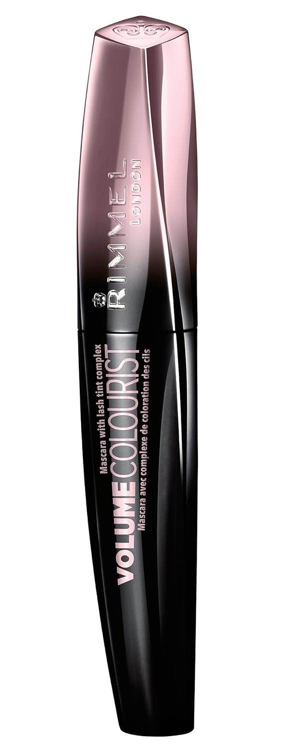 Rimmel Volume Colourist Mascara, Black, 0.37 Fluid Ounce Tube, Gradual Lash Tinting Mascara, for Lashes that Darken with Every Application