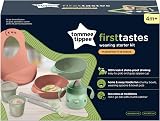 Tommee Tippee First Tastes Weaning Starter Kit 4m+ Bowls Spoons Roll n Go Bib view 2