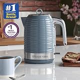 Russell Hobbs Inspire Electric 1.7L Cordless Kettle Grey 3KW Fast Boil view 2