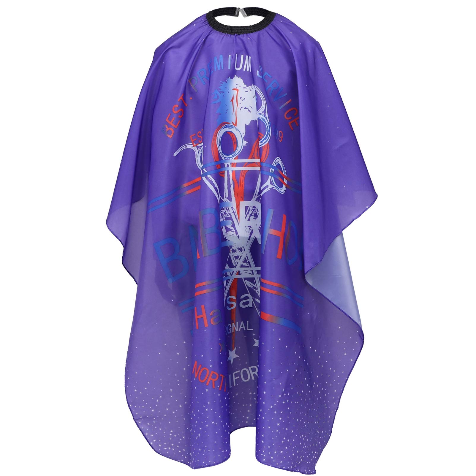 Lurrose Mens Shampoo Barber Cape Hair Cutting Cape Hairdressing Cloth Apron Salon Gown Cape for Men Women Barber Shop Salon Hairdressers Purple Kids Shampoo