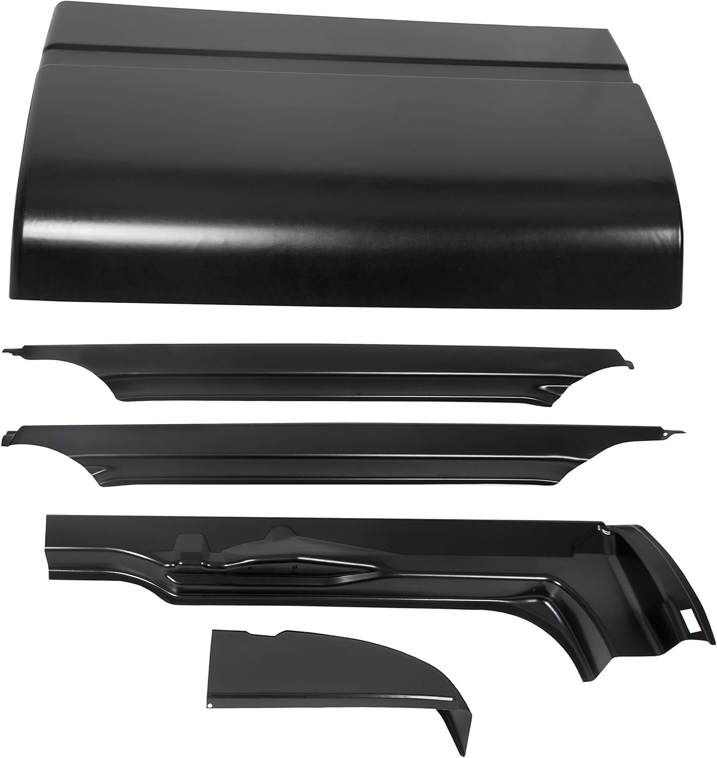 ECOTRIC Steel Outer Rocker Panel/Cab Corner Kit Black