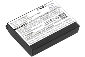 1880mAh 3.7V Replacement Battery for Garmin 010-11143-00, 361-00038-01, Aera 500, Aera 510, Aera 550, Aera 560, Nuvi 500, Nuv