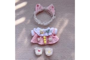 MINGSOLDIER 20cm /7.9"" Doll Plush Doll's Clothes 20cm Doll Clothes Cotton Doll Clothes Star Dolls Accessories Suit (LOV-1)