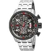 Invicta Men's Aviator Analog Display Japanese Quartz Silver Watch, Gold, Black (Model: 12704, 28898, 28899)