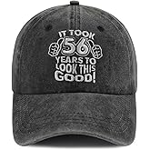 Splash Brothers Customized Funny Embroidered 51th 52th 53th 54th 55th 56th 57th 58th 59th Birthday Gifts Hat for Men Women