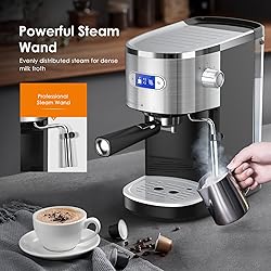 COWSAR Espresso Machine 20 Bar, Semi-Automatic