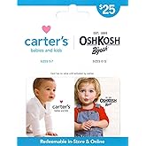 Carter's/OshKosh B’gosh Gift Card $25