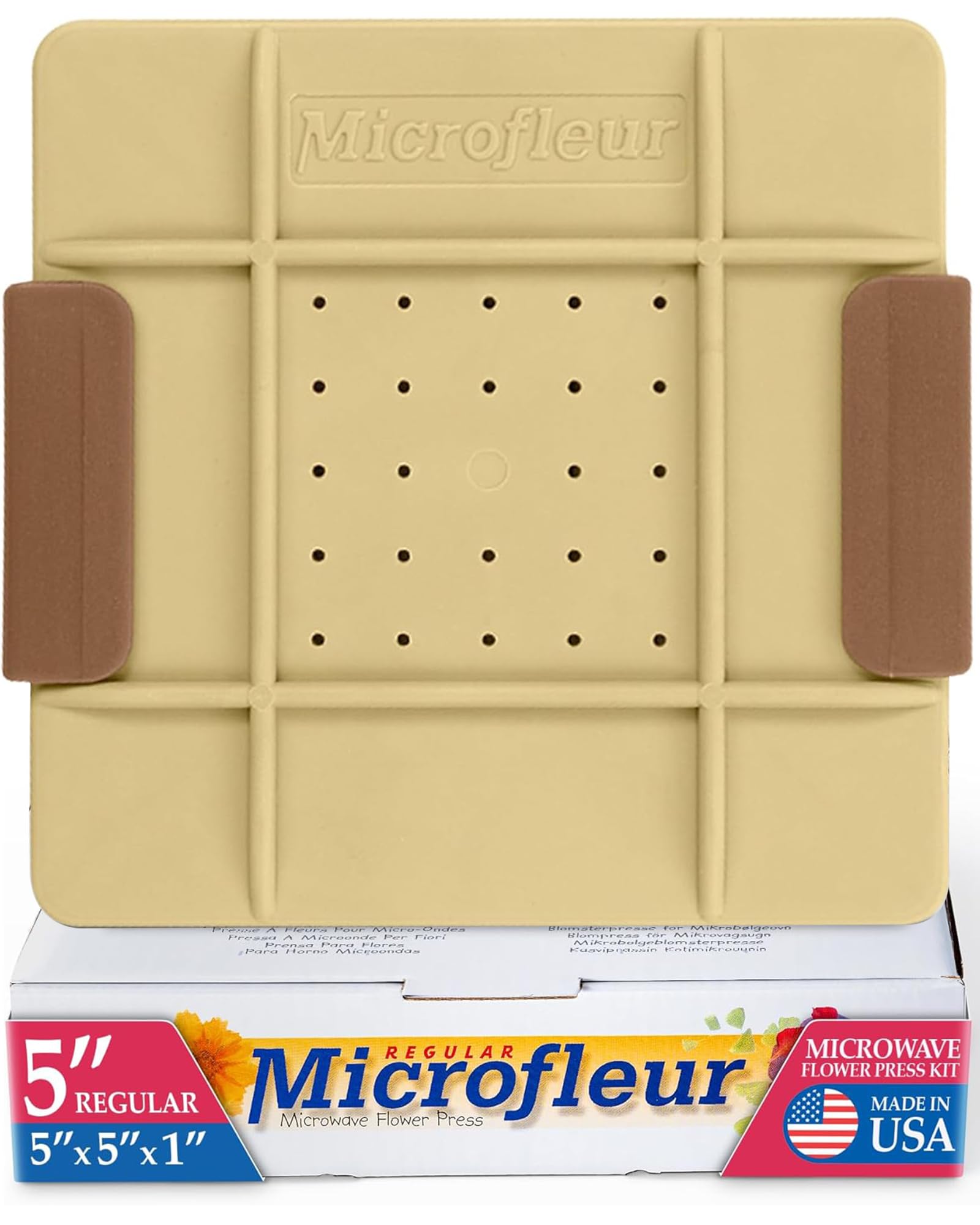 Microfleur 5" Microwave Regular Flower Press