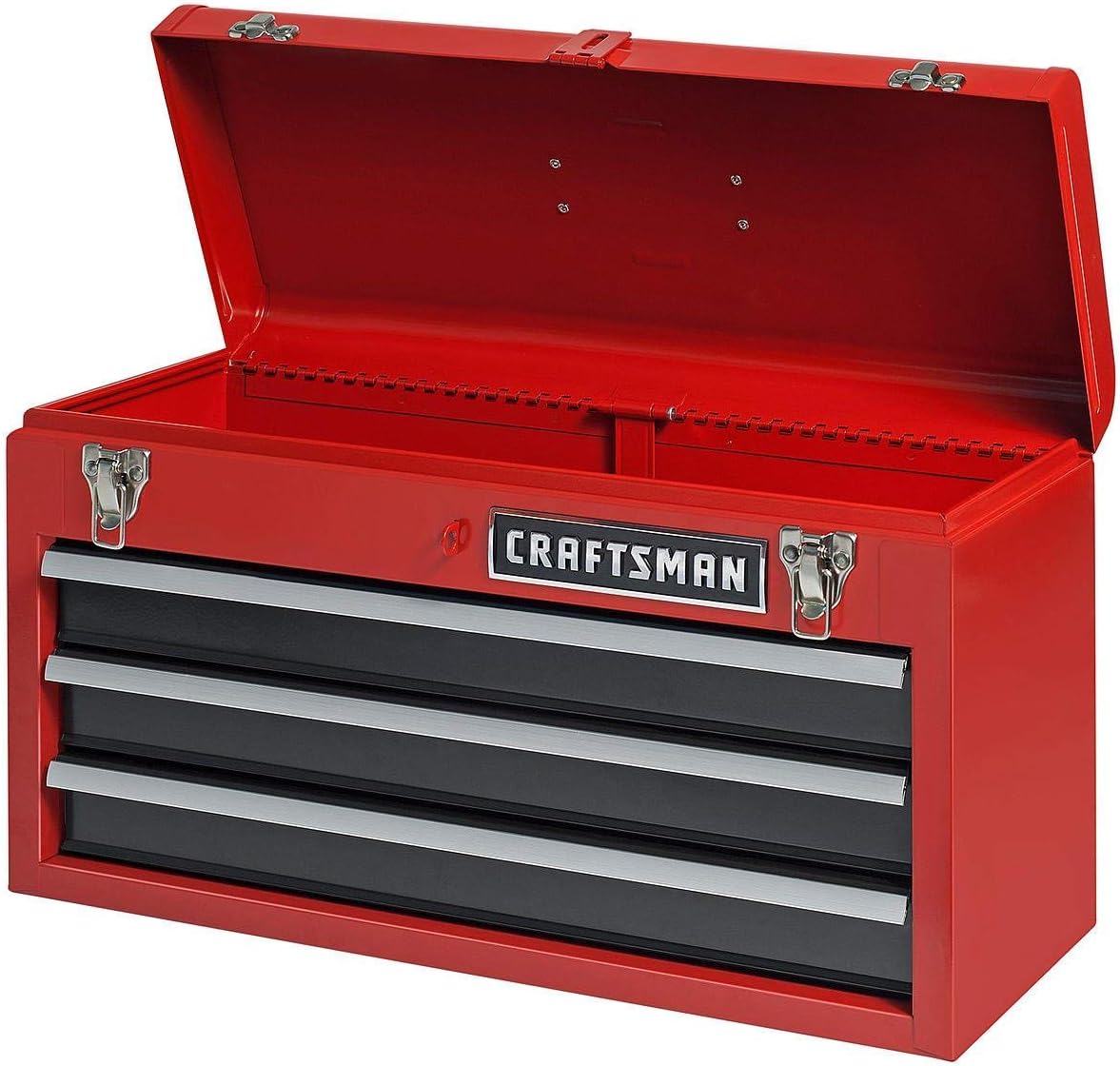 Craftsman 3-Drawer Metal Portable Chest Toolbox Red - Tool Chests - 
