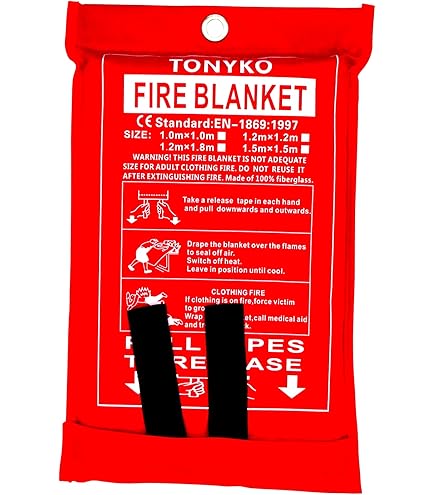 FIRE BLANKET FIBERGLASS Fire Blanket Heat Insulation For Emergency Surival UK £8.81 - UK - View #10