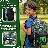 Minecraft Steve & Creeper Multicolour Backpack Graphic Print School Bag view 6
