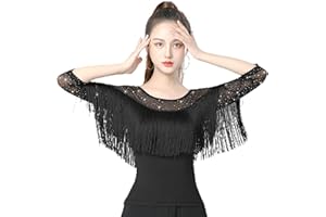 QSUCCUA Women's Modern Dance Tops - Fashion Ballroom & Latin Dance Clothes