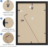 Bobeen A4 Photo Frames Pack of 3 Black 21x29.7 cm MDF Frame view 3