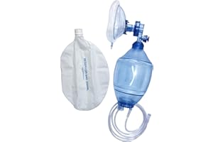 BAJUNMAO CPR Training Bag Valve Mask String Bag-BVM (Suitable for Both Adults and Children)