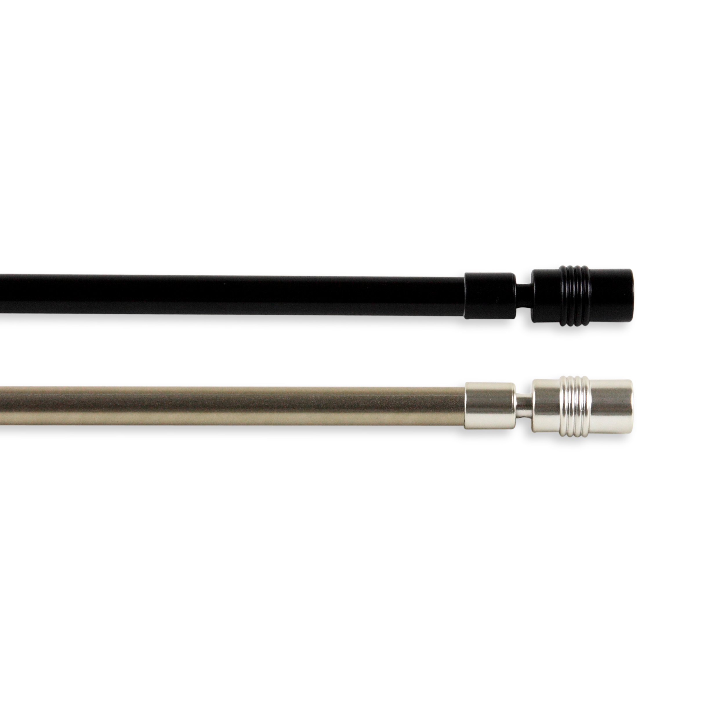 Rod Desyne Café Rod 7/16" #03, 18-28 inch-Black, 18-28 Inches