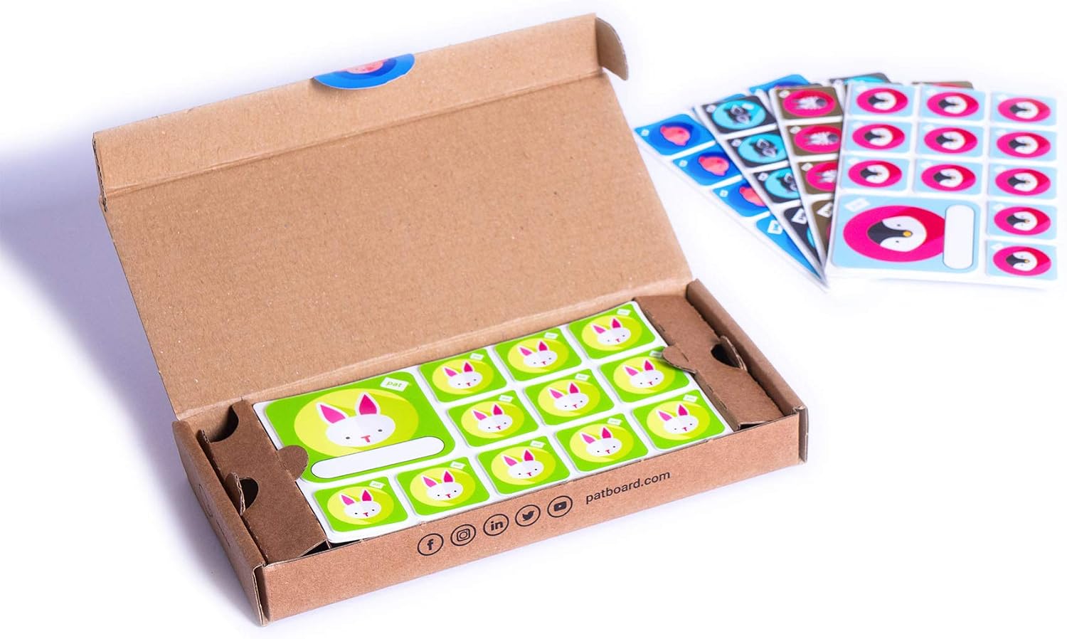PATboard Scrum Board and Kanban Board Team Icon Set - Animals (Rabbit) - Set of 5 - nanocups for Glass Icons - Image 3