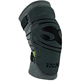 IXS Carve EVO+ Breathable Moisture- Knee Pads (Grey, Kids-Large)- Knee Compression Sleeve Support for Men &amp; Women, Wicking Padded Protective Knee Guards, Youth Knee Pads, Knee Protective Gear