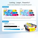 Coloran LC421XL Ink Cartridges Compatible with Brother LC 421XL 4-Pack view 5